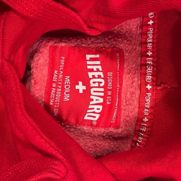 Red Lifeguard Hoodie - Picture 10 of 12